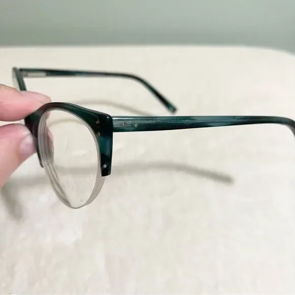 Ella Cat Eye Glasses - Ocean